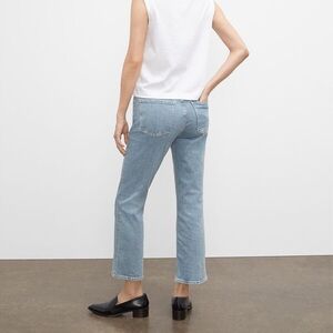 Club Monaco Kick Crop Le Pantacourt Trompette Denim